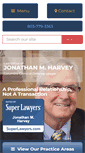 Mobile Screenshot of jonathanmharveyattorney.com